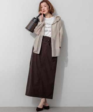 23区 バスケットメッシュ バケツバッグ ブラック系