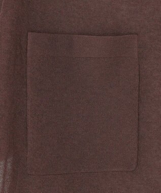 23区 【先行予約】シアー ポロニット ダークブラウン系