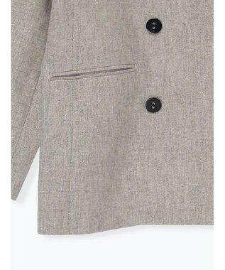 Te chichi リネンMIXロングスリーブジャケット ベージュ