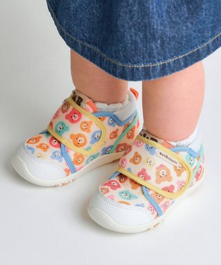 MIKI HOUSE HOT BISCUITS 【14-15cm】 パステルビーンズ セカンドベビーシューズ