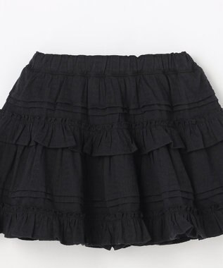 ANY KIDS 【洗濯機可能】カラミドビー ティアードスカパン ブラック