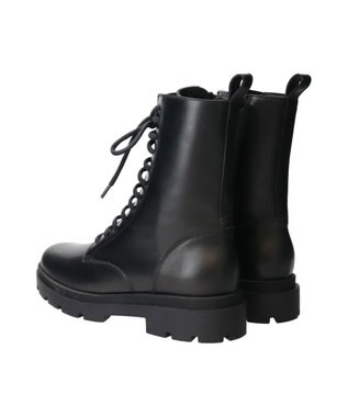 INTER-CHAUSSURES 【FABIO RUSCONI】トラックソールレースアップブーツ ブラック