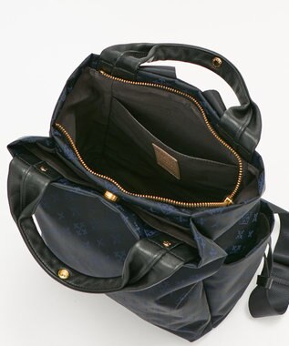 russet ナイロンジャガード2ハンドルリュックサック(SF-220) Black/Navy