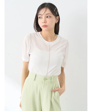 earth music&ecology シアーチュールプルオーバー Off White