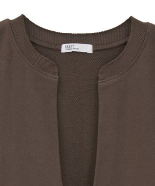 CRAFT STANDARD BOUTIQUE 裏毛深Ｖベスト Brown