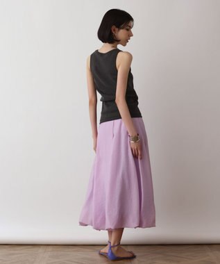 GRACE CONTINENTAL バルーンシアースカート ラベンダー