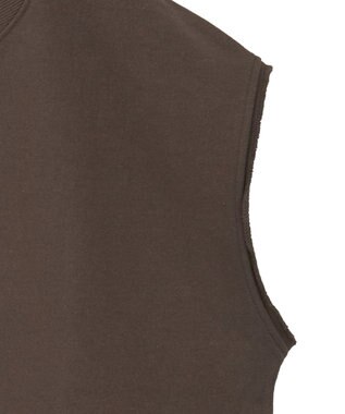 CRAFT STANDARD BOUTIQUE 裏毛深Ｖベスト Brown