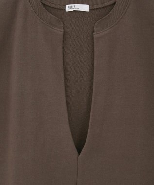 CRAFT STANDARD BOUTIQUE 裏毛深Ｖベスト Brown