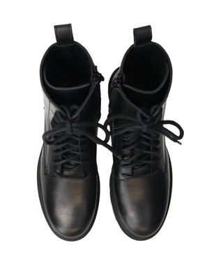 INTER-CHAUSSURES 【FABIO RUSCONI】トラックソールレースアップブーツ ブラック
