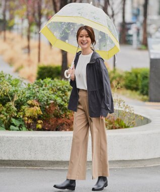 ANY SIS 【WEB・一部店舗限定】フラワープラスティック アンブレラ イエロー