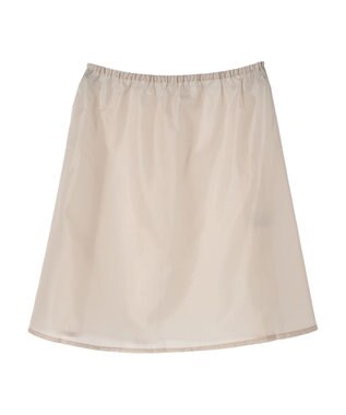 earth music&ecology 袖ドロストシャツワンピース Beige