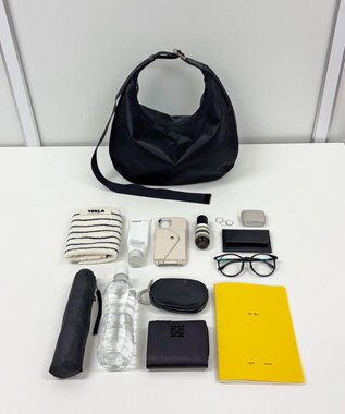 russet ラウンドビッグショルダーバッグ(CE-1292) Black2（シルバー金具）