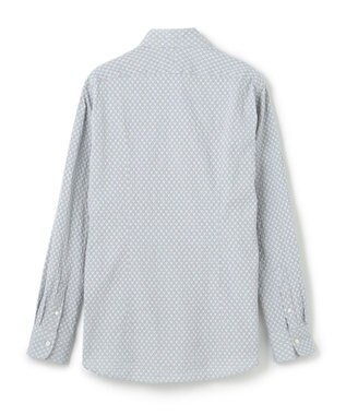 JOSEPH HOMME トライジャガードストレッチ　ウィングカラーシャツ ピーコックグリーン系