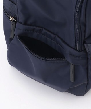 ICB 【新仕様・A4サイズ収納可・容量約14L】8ポケットナイロンリュック ネイビー