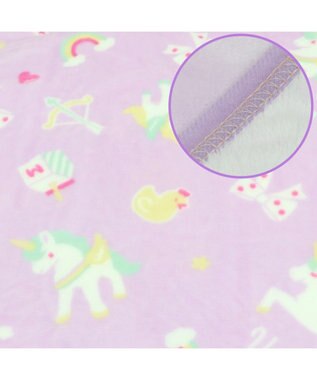 Mother garden マザーガーデン ユニコーン ひざかけ 70×100cm  《ポップ柄》 あったかひざ掛け -