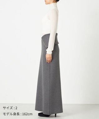 NAVE 【ReNAVE・洗える】スムースニット マルチWAYワンピース グレー系