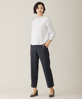 J.PRESS LADIES 【セットアップ対応】BAHARIYE1 テーパード パンツ ネイビー系