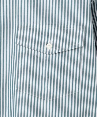 J.PRESS MEN 【J.PRESS ORIGINALS】【UNISEX】Cotton Broad Cloth Shirt / B.D. / Baggy-Fit グリーン系1