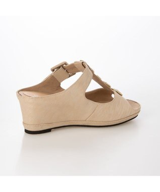 MODE ET JACOMO <D'ICI>ビジューモチーフTストラップサンダル ベージュメタリック