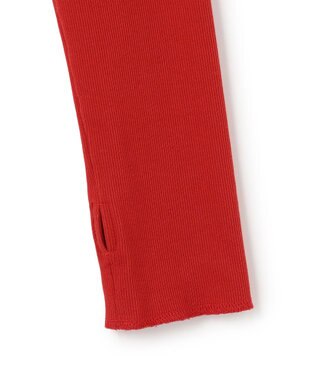 uncrave ヴィンテージリブ 2WAYトップス レッド