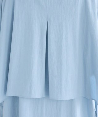 CRAFT STANDARD BOUTIQUE レイヤード風シャツワンピース Sax