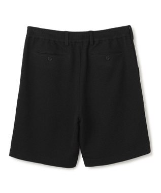 JOSEPH HOMME 新型【オリジナル素材/シワになりにくい/ウエストゴム仕様】 ライトタックジャージー ドロスト付シートパンツ / BERMUDA ブラック系