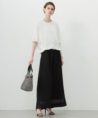 ICB L 【一部カラーのみ接触冷感・洗える】UnleashLite タックパンツ ブラックメッシュ系