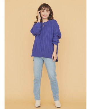 AMERICAN HOLIC エコカルットポコポコプルオーバー Purple