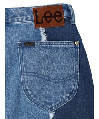 earth music&ecology Ｌｅｅ×ｅ．ｍ．ａ．ｅ　切替デニムスカート Indigo