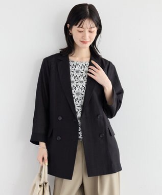 YECCA VECCA シアーテーラードジャケット Black