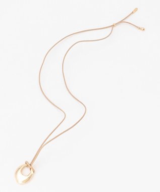 23区 メタルリングトップ ネックレス ゴールド系