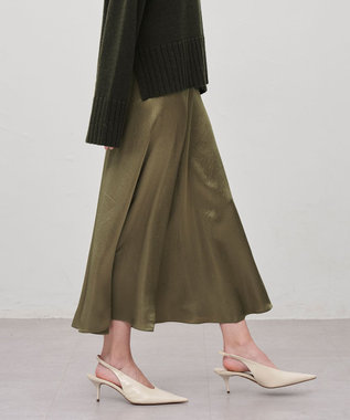 uncrave アセテートヴィンテージサテン マーメイドスカート