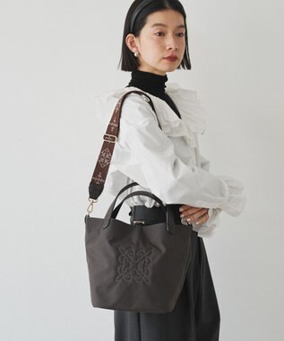 russet コーデュラナイロン2WAYミニトートバッグ(CE-1673-WEB) D.Brown