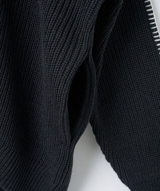 WEGO ハンドステッチカーディガン ブラック