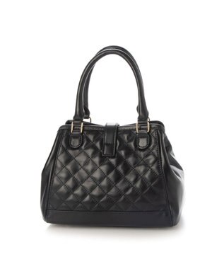 LA BAGAGERIE シープレザー キルトコンビ2WAYミニトート ブラック