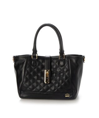 LA BAGAGERIE シープレザー キルトコンビ2WAYミニトート