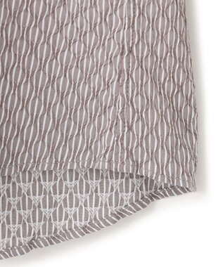 JOSEPH HOMME トライジャガード ストライプ ストレッチ    レギュラーカラーシャツ ベージュ系1