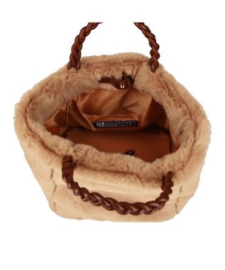 ROOTOTE 1262【エコファートート】LT.デリ.ファーバスケット-A 03：モカ