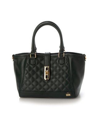 LA BAGAGERIE シープレザー キルトコンビ2WAYミニトート