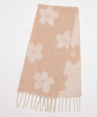 WEGO 【マフラー/ユニセックス着用】ワイドフリンジストール 柄16