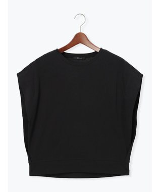 Te chichi 【接触冷感/遮熱/吸水速乾】ショルダータックドルマンTシャツ ブラック