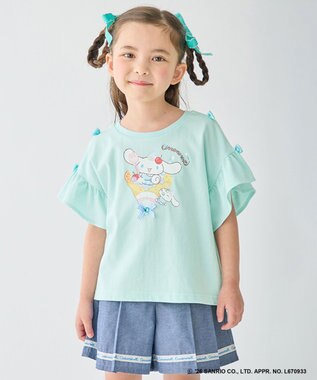 ANY KIDS 【サンリオキャラクターズ×ANY KIDS】ひんやり ファンシーフリル袖Tシャツ
