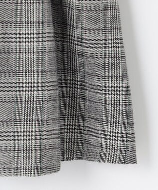 ANY KIDS ドッキングチェックワンピース モノトーン系