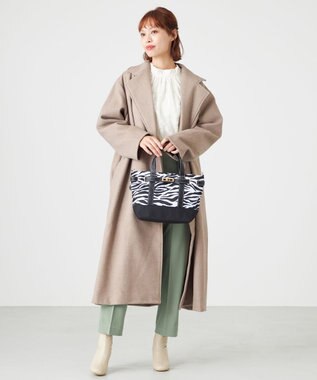 LA BAGAGERIE ベルテッド2WAYミニトート ゼブラ