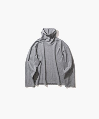 ATON MERINO COLLEGE JERSEY | タートルネックプルオーバー TOP GRAY