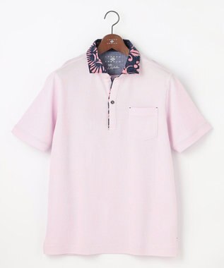 JOSEPH ABBOUD 【キングサイズ・老舗アロハブランドと21年愛されるポロシャツがコラボ】KAHALA ALOHA ダディポロ ピンク系