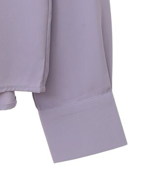 earth music&ecology フロントタックブラウス Lavender