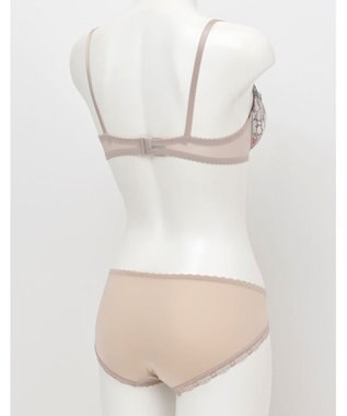 Wing WEB限定　ブラ＆ショーツセット　3/4カップブラ　ウイング／ワコール　CB3710 シナモンブラウン