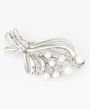 ANY SIS ブーケ ブローチ シルバー系