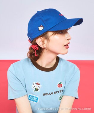 OP／FILA 【Ocean Pacific×ハローキティ】ワンポイントキャップ ブルー